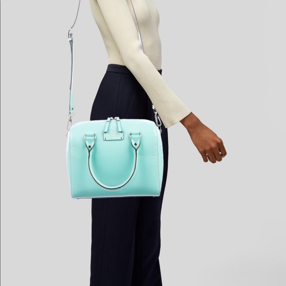 Kate Spade Aqua/ Tiffany Blue Purse 💙 - Picture 3 of 14